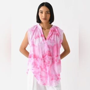 Love Tanjane Gauze Peasant Blouse Top